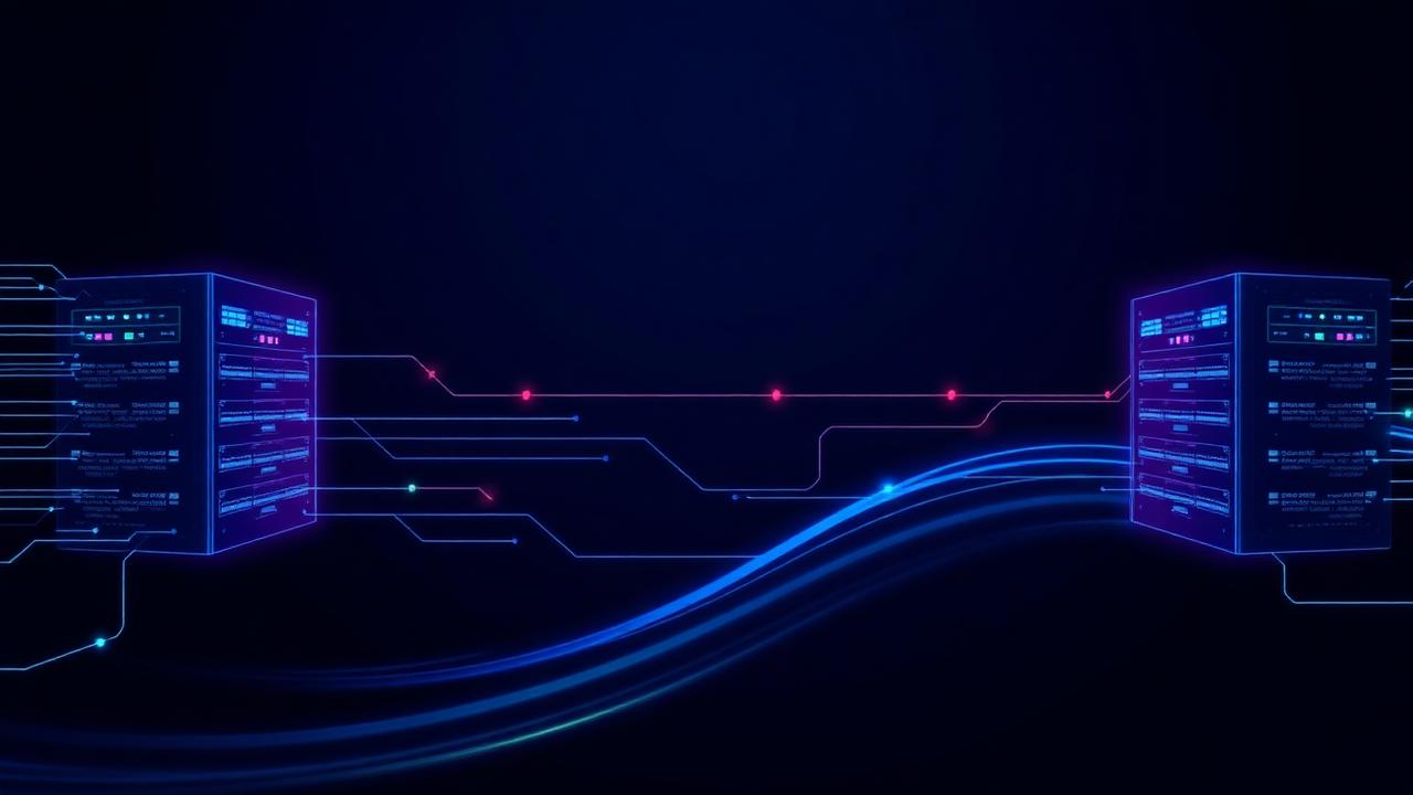 Data streaming between two enterprise server clusters